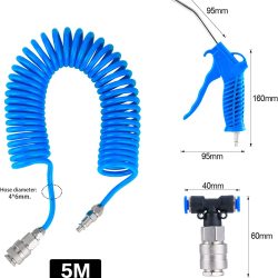 In Cab Air Gun with Flexible 5 metre air line and T fitting