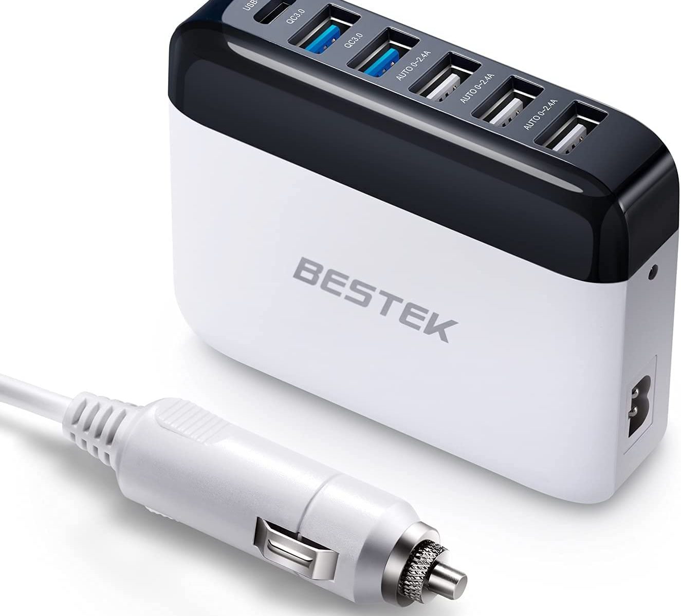 bestek 6 in 1 in car charger