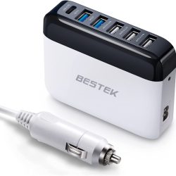 bestek 6 in 1 in car charger