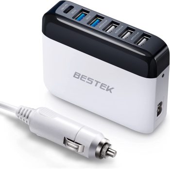 bestek 6 in 1 in car charger